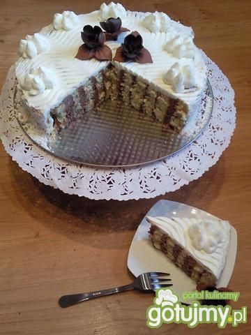 Tort śmietankowo – czekoladowy