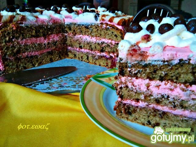 Tort śmietanowo kawowy Tort śmietanowo kawowy
