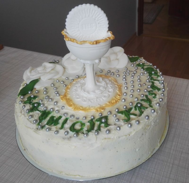 Tort śmietanowy z kokosem i ananasem Tort śmietanowy z kokosem i ananasem