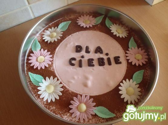 Tort stokrotka na zimno