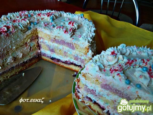 Tort tęczowy Tort tęczowy