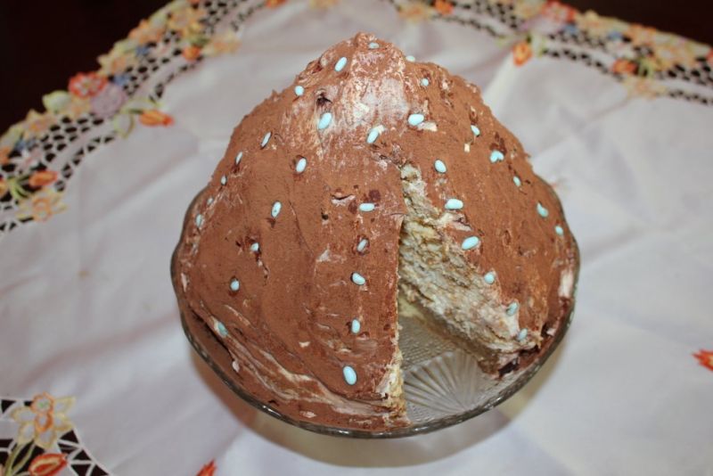 Tort tiramisu stożek 