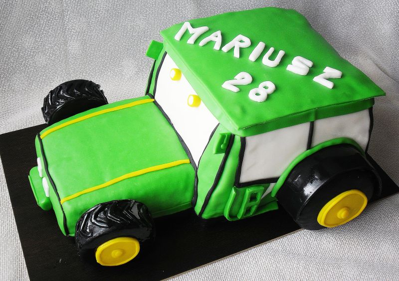 Tort traktor dla rolnika Tort traktor dla rolnika
