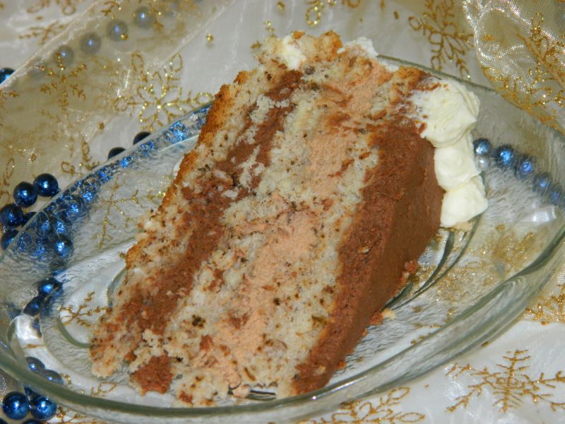 Tort „trzy czekolady”