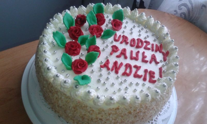 Tort urodzinowy dla syna i synowej Tort urodzinowy dla syna i synowej