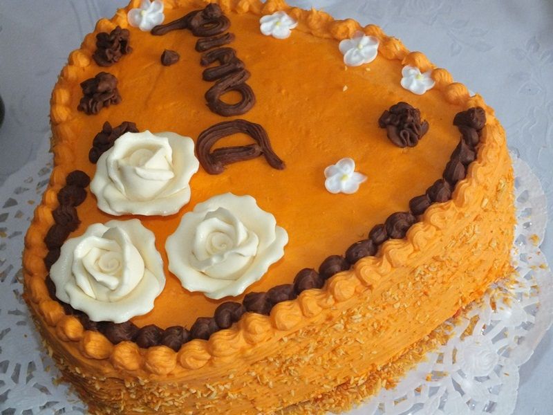 Tort urodzinowy serce Tort urodzinowy serce