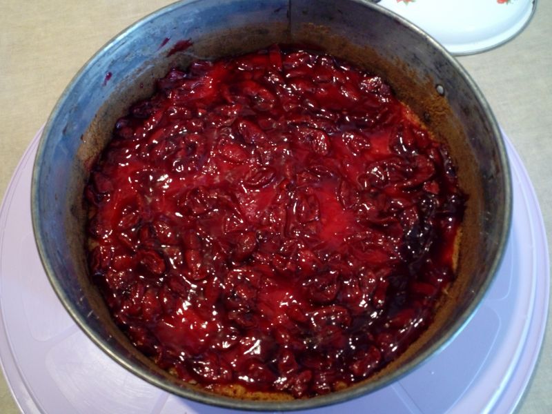 Tort wiśniowo - cytrynowy
