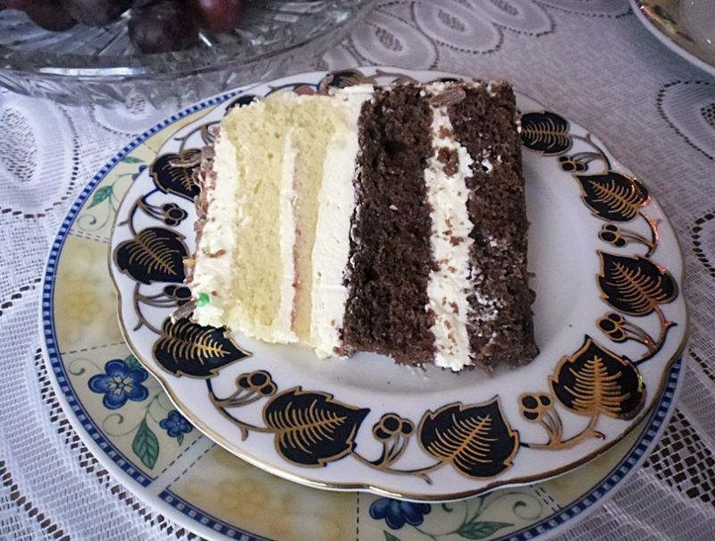 Tort z biszkoptem kukurydzianym 