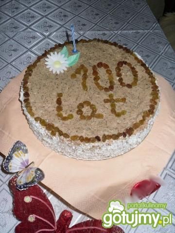 Tort z masą kakaową