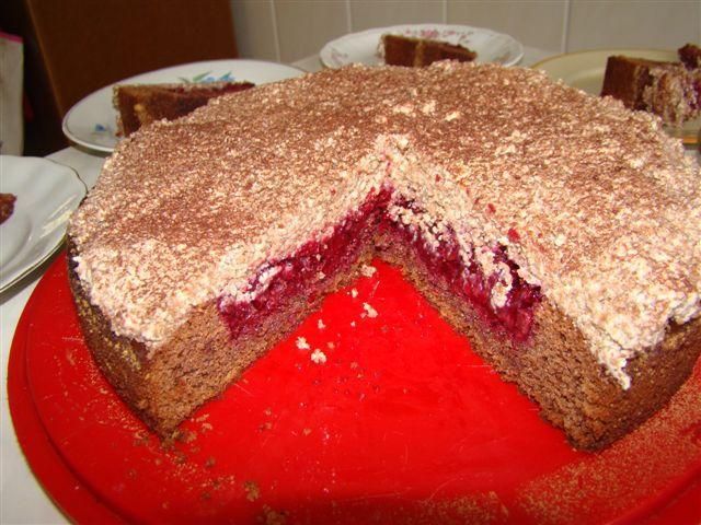 tort z wiśniami  tort z wiśniami