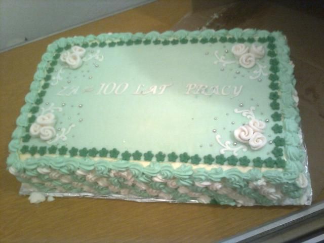 Tort za wieloletnią pracę Tort za wieloletnią pracę