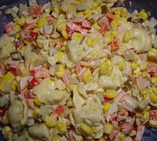 Tortellini w sałatce