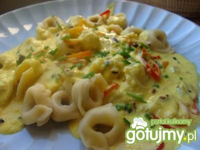 Tortellini w sosie serowym