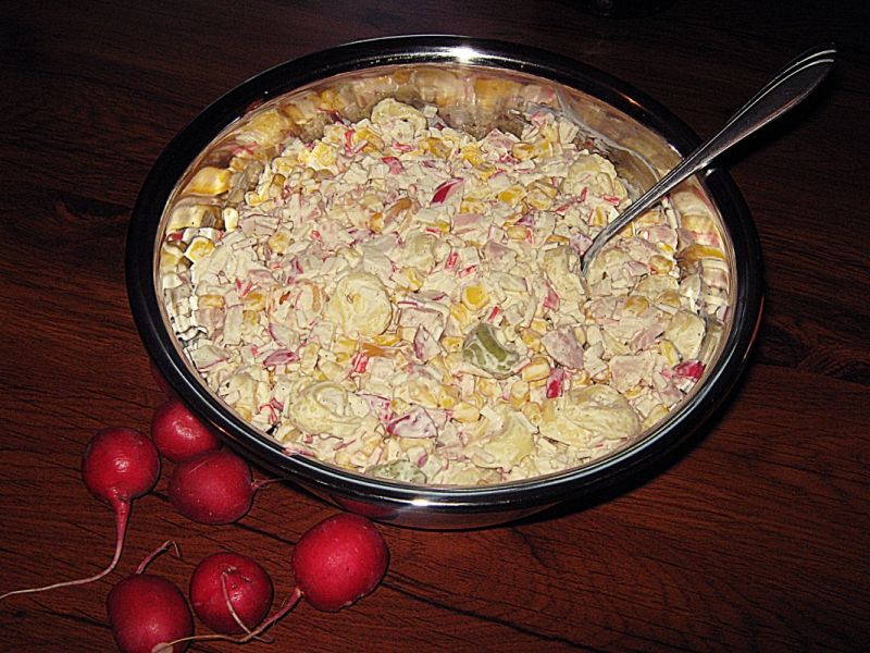 Tortellinowa sałatka grillowa