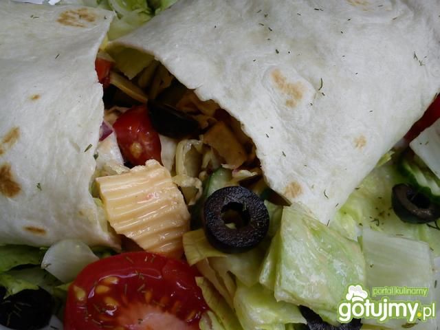 Tortilla vege trzy sery