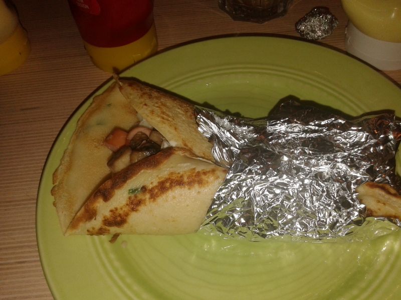 Tortilla w szczypiorkowym cieście Tortilla w szczypiorkowym cieście