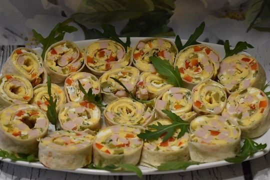 Tortilla z jajecznicą