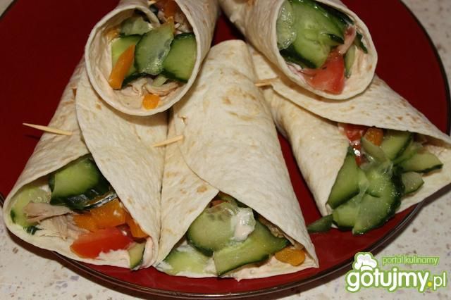 Tortilla z kurczakiem  2