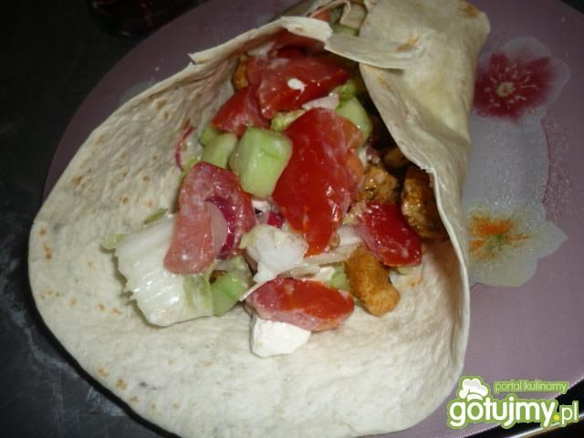 Tortilla z kurczakiem Tortilla z kurczakiem