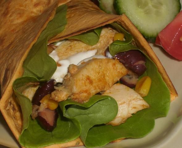 Tortilla z kurczakiem Tortilla z kurczakiem