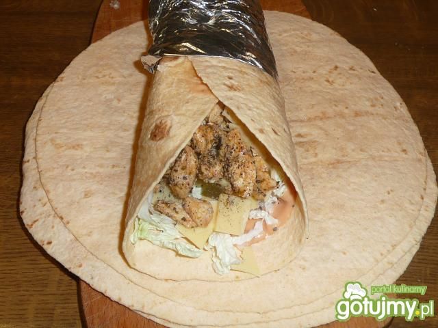 Tortilla z kurczakiem  4