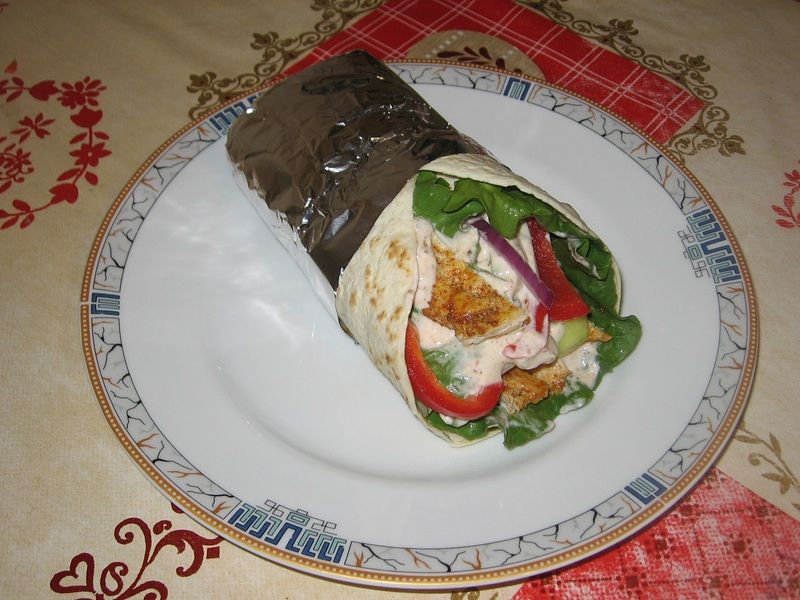 Tortilla z kurczakiem