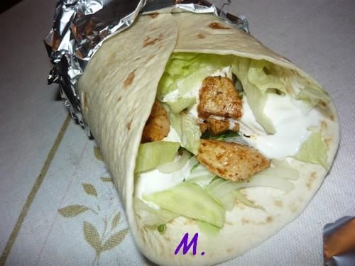 Tortilla z kurczakiem