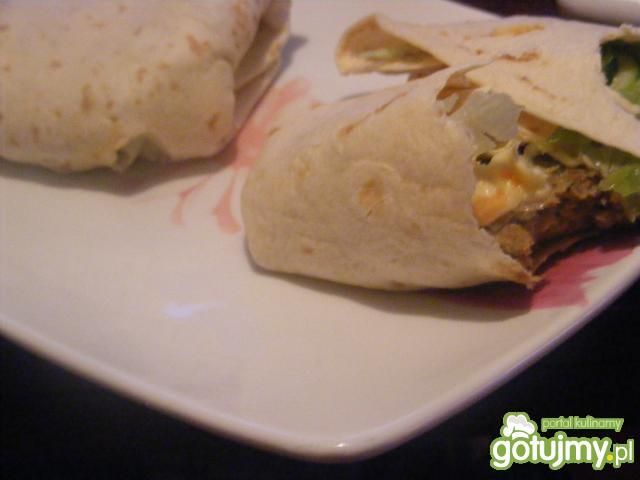 Tortilla z mięsem mielonym Tortilla z mięsem mielonym