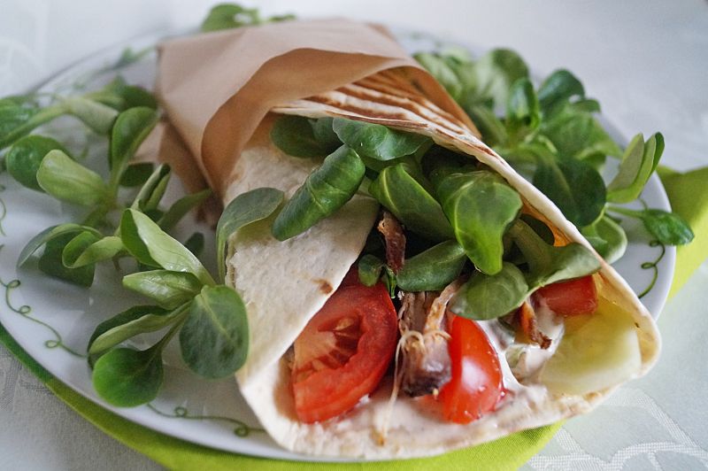 Tortilla z pulled pork Tortilla z pulled pork