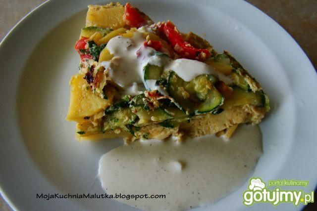 Tortilla z warzywami  Tortilla z warzywami