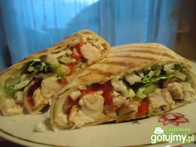 Tortilla z warzywami wg Mychy