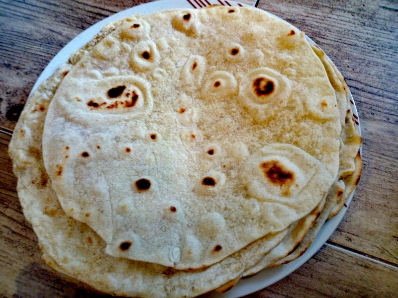 Tortille pszenne - placki