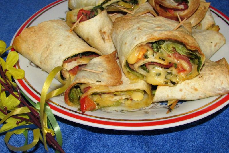 Tortille z farszem Tortille z farszem