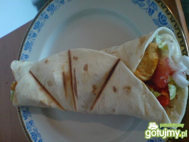 tortille z kurczakiem tortille z kurczakiem
