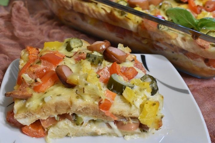 Tostowa zapiekanka Tostowa zapiekanka