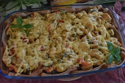 Tostowa zapiekanka z kurczakiem