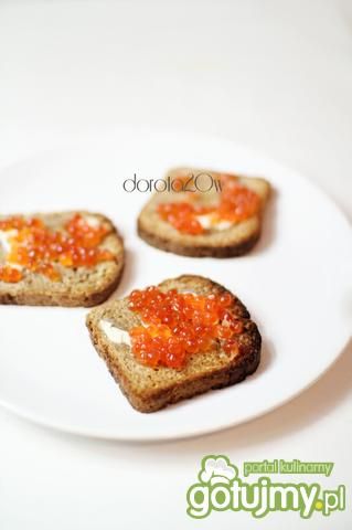 Tosty z kawiorem Tosty z kawiorem