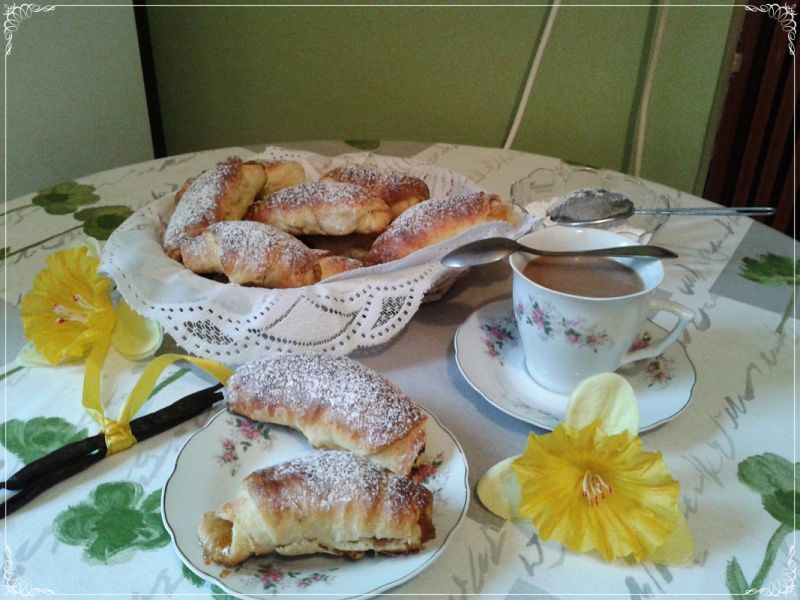 Trafione-zatopione rogaliki z wanilią Trafione-zatopione rogaliki z wanilią