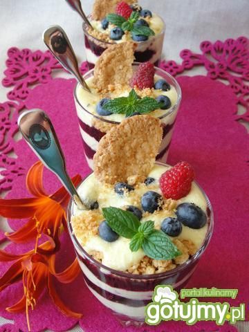 Trifle borówkowe Trifle borówkowe
