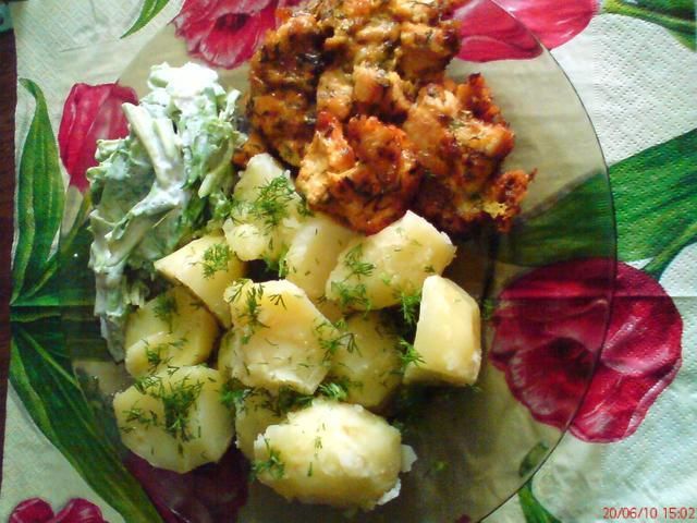 trochę inne kotleciki z piersi kurczaka