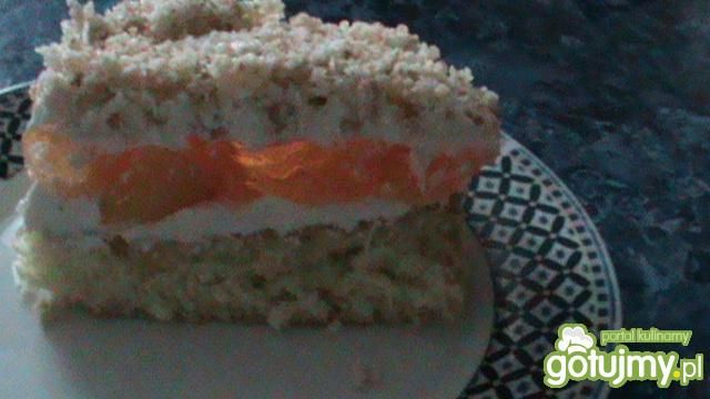 Trociniak z brzoskwiniami