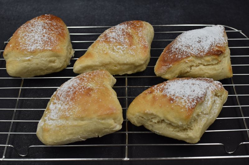 Trójkąciki drożdżowe