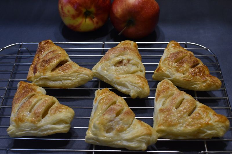 Trójkąciki z ciasta francuskiego Trójkąciki z ciasta francuskiego