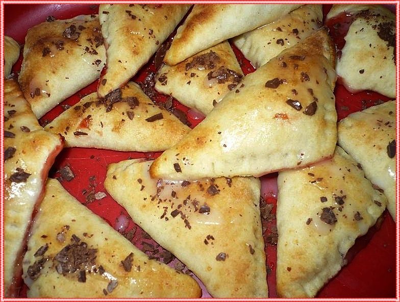 Trójkąciki z dżemem