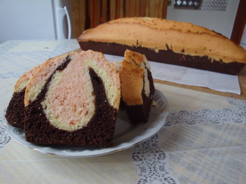 Trójkolorowa babka- tulipan