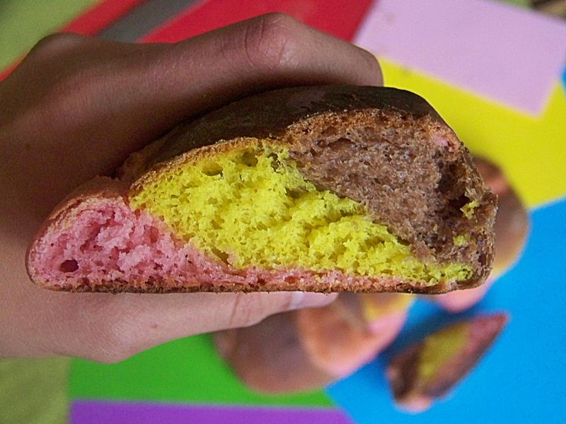 Trójkolorowa chałka Trójkolorowa chałka