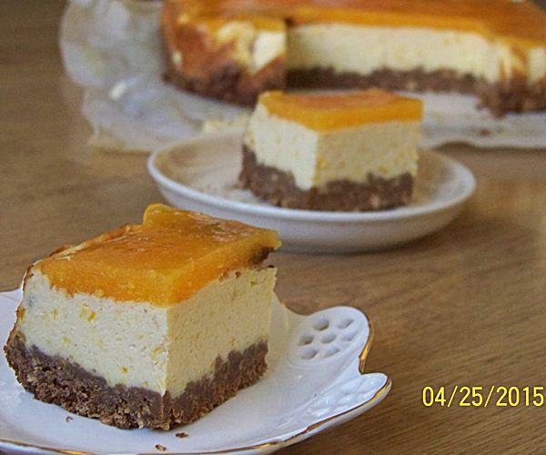 Tropikalny sernik z mango Tropikalny sernik z mango