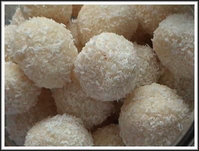 Trufelki kokosowe