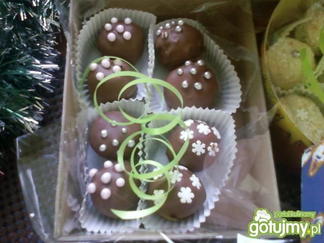 Trufle czekoladowo piernikowe Trufle czekoladowo piernikowe