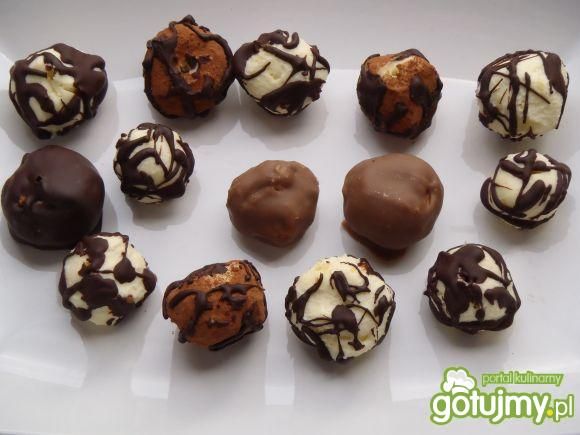 Trufle z mascarpone i czekoladą
